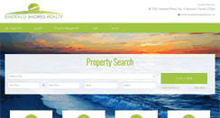 Desktop Screenshot of emeraldshoresrealty.com
